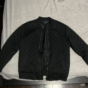 Zara Quilted Bomber Jacket